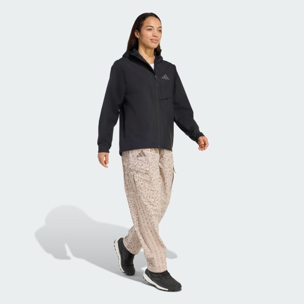 Black Terrex Multi 2 Layer CLIMAPROOF Rain Jacket