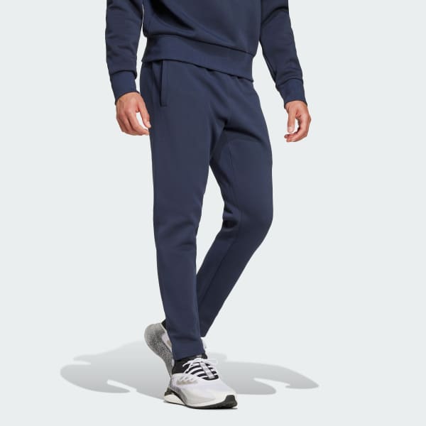 Blue AS Roma Seasonal Doubleknit Tracksuit Bottoms