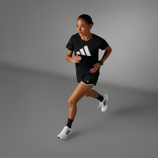 Negro Playera Run It