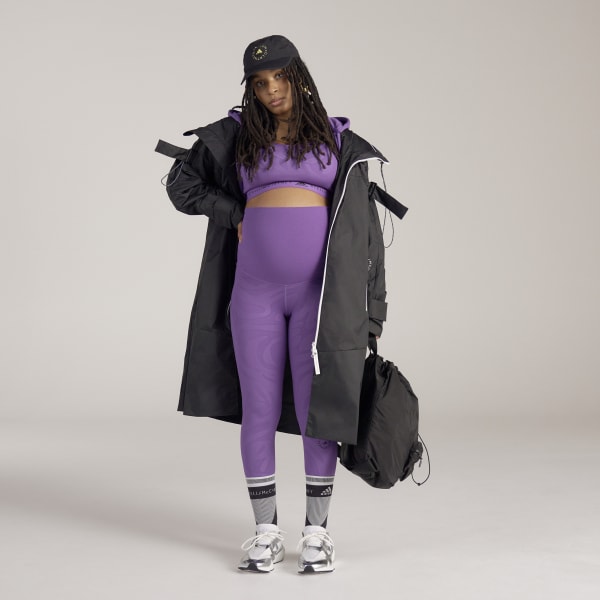Lila adidas by Stella McCartney Maternity Yoga Leggings – Umstandsmode