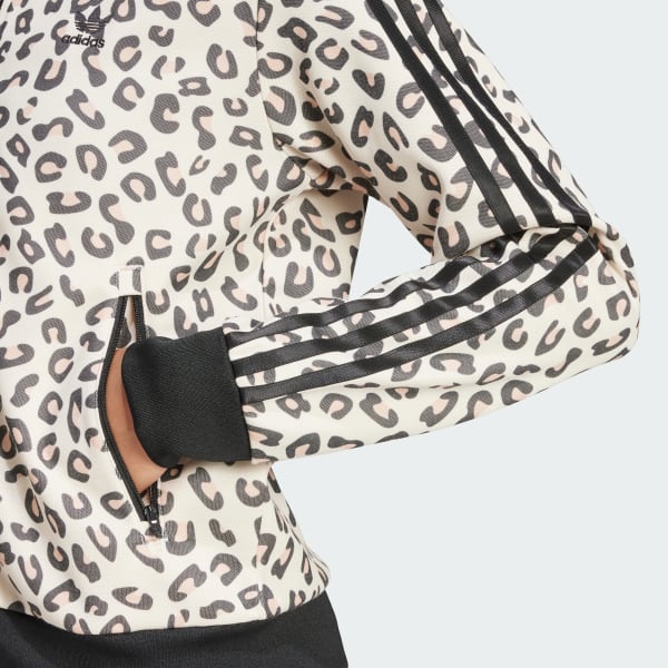 adidas Leopard Firebird Track Top Black adidas Ireland