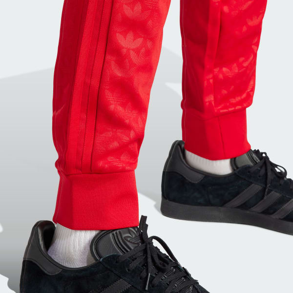 Adidas Adicolor Graphics Monogram SST Track Pants Better Scarlet Xs Mens