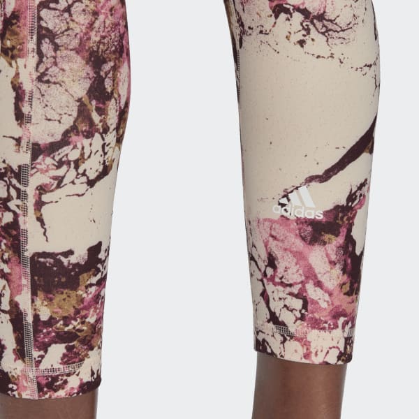 Naranja Mallas 7/8 Yoga Essentials Print