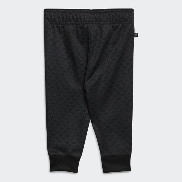 adidas Monogram Print Track Suit - Grey | Kids' Lifestyle adidas Monogram Print Track Suit - Grey | Kids' Lifestyle