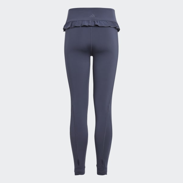 Bleu Tight de yoga 7/8 taille haute AEROREADY