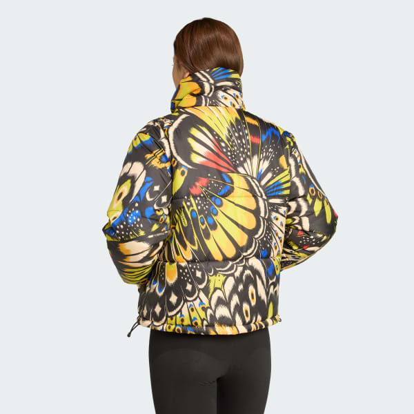 Schwarz adidas X Farm Gefütterte Jacke