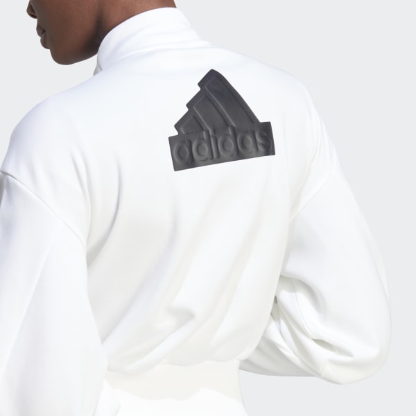 Adidas originals badge on sale bomber jacket black