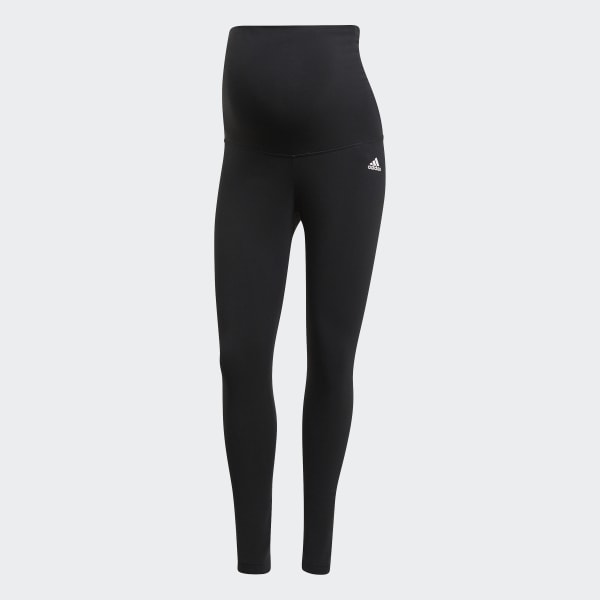 Negro Mallas Algodón Essentials (Maternidad) Corte alto