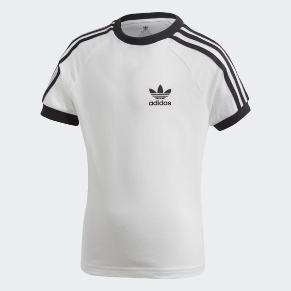 Camiseta 3 bandas - Blanco adidas | adidas España