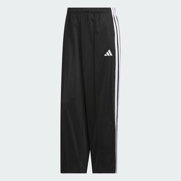 Black 스타디움 트라이콧 루즈핏 스트레이트 팬츠