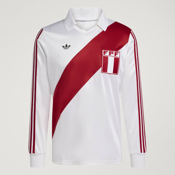 【新品未使用】adidas サッカー ペルー代表 1978年モデル ユニフォーム 新品未使用】adidas サッカー ペルー代表 1978年モデル