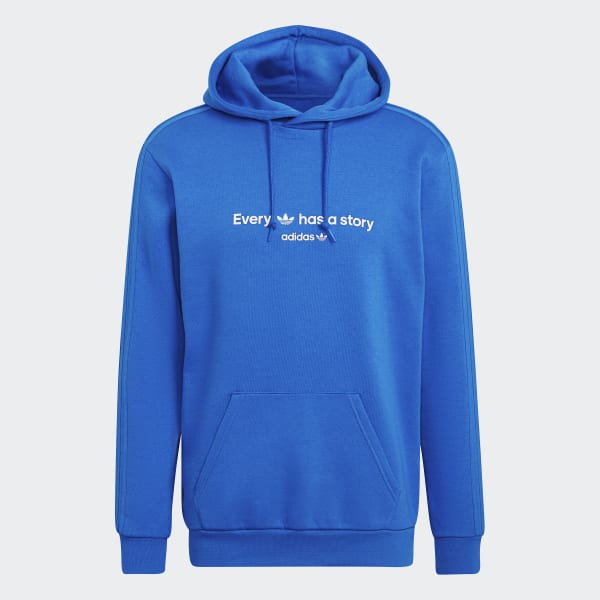 Azul Buzo con Capucha Graphics Common Memory