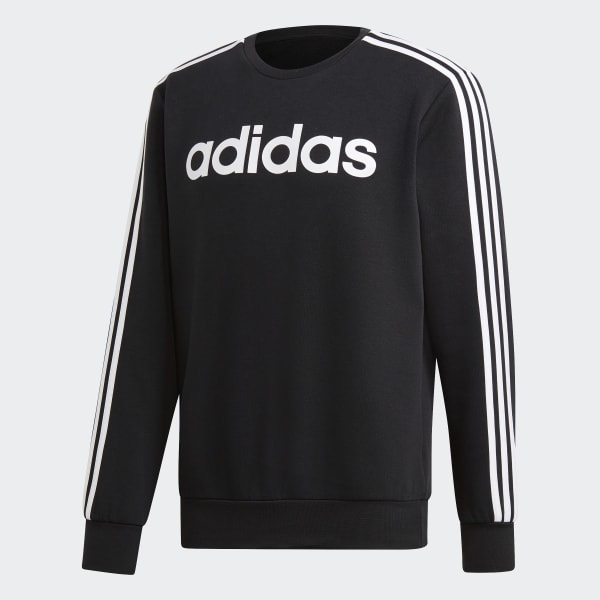 adidas black and white striped sweatshirt