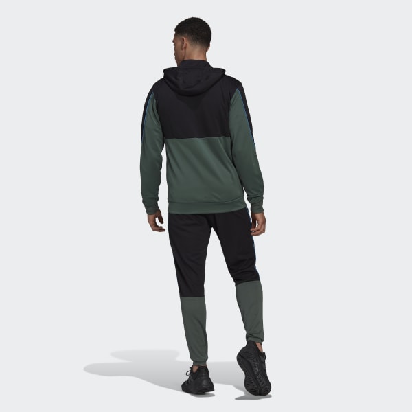 Μαύρο Ribbed AEROREADY Track Suit
