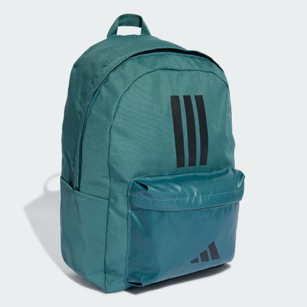 Hijau Tas Ransel Classic Back-to-School 3-Stripes
