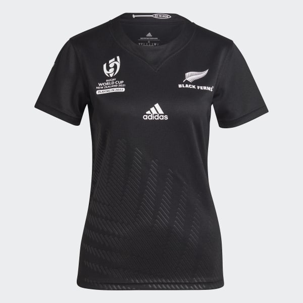 Sort Black Ferns Rugby World Cup hjemmebanetrøje CQ706