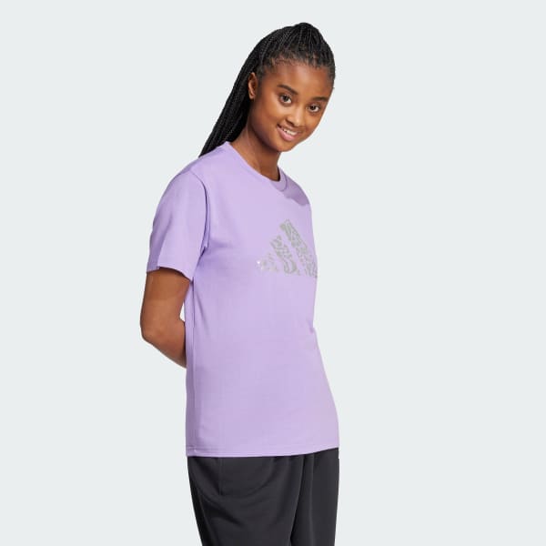 Purple Tech Metallic Graphic Tee