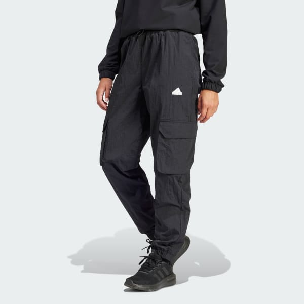 Schwarz City Escape Cargohose