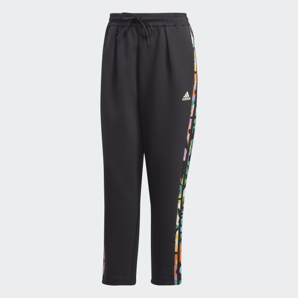 Negro Pantalón Estampado