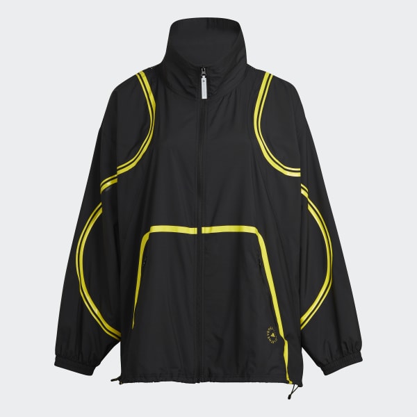 Black adidas by Stella McCartney TruePace Woven Training Jacket- Plus Size QD683