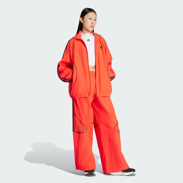 Red Teamgeist Adicolor Oversized Woven Track Top