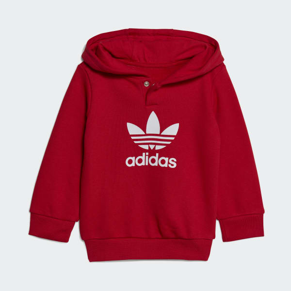 adidas Adicolor Hoodie Set - Red | Kids' Lifestyle | adidas US