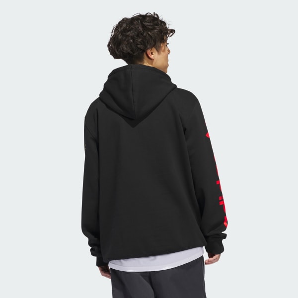 Negro Polerón con Capucha 4.0 Stretch Logo