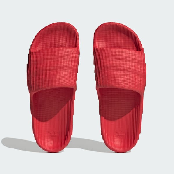 22 | Slides | Adilette adidas Men\'s US - Red Swim adidas