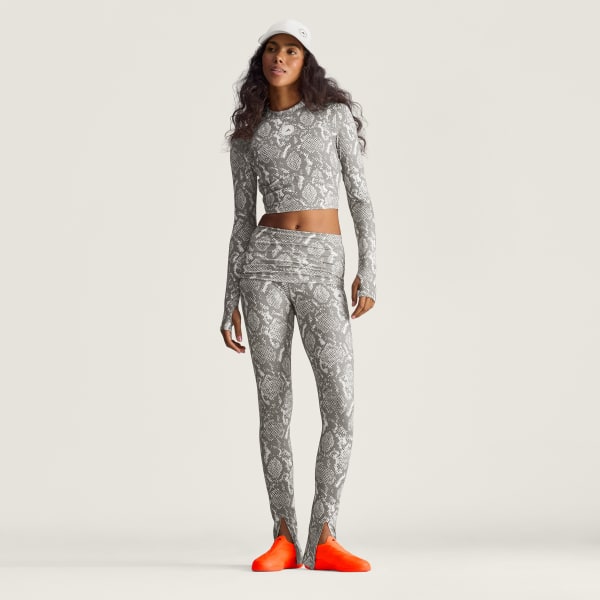 Adidas By Stella McCartney Training Longsleeve Crop Printed