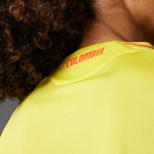 Amarillo Camiseta Local Mujer Selección Colombia 24 Versión Jugador
