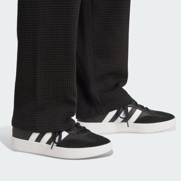 adidas ALL SZN Waffle Knit Open Hem Pants - Black | adidas Singapore