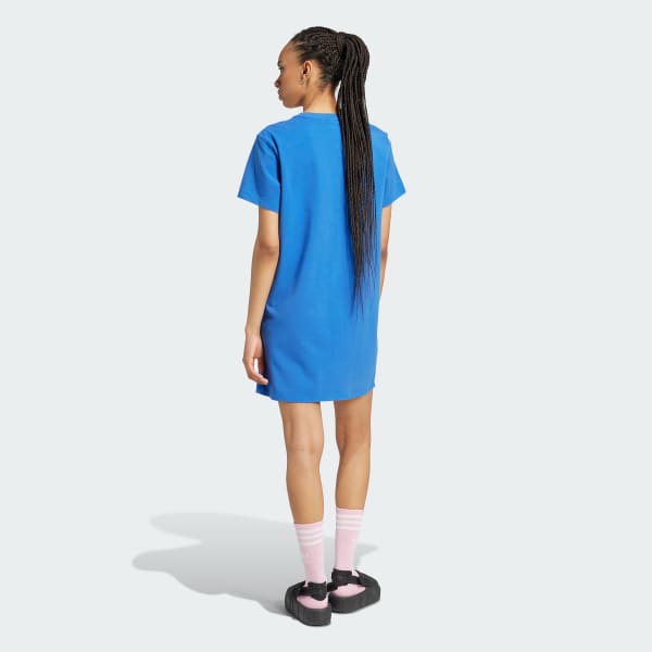 Azul Vestido adidas x FARM Rio Trefoil Mid