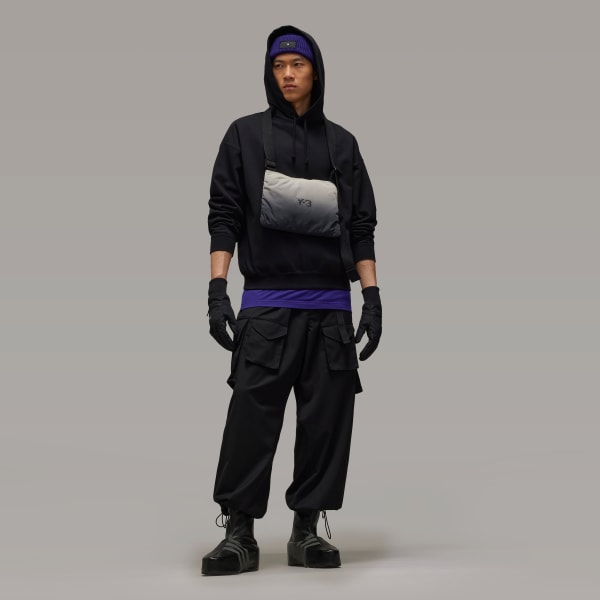 ファッション 通販 adidas Bluza z kapturem Y-3 Brushed Terry - Czerń | adidas ジャケット・アウター