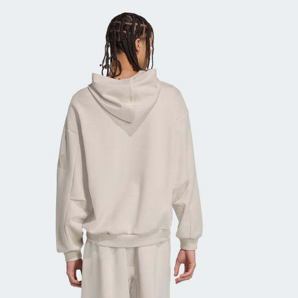 Beige Soft Lux hættetrøje