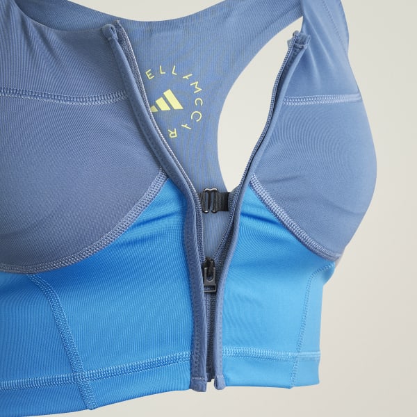 トップス a adidas by Stella McCartney ツートーン ジップ クロップトップ