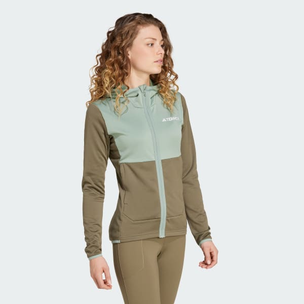 Grun TERREX XPERIOR LIGHT HOODED FLEECEJACKE
