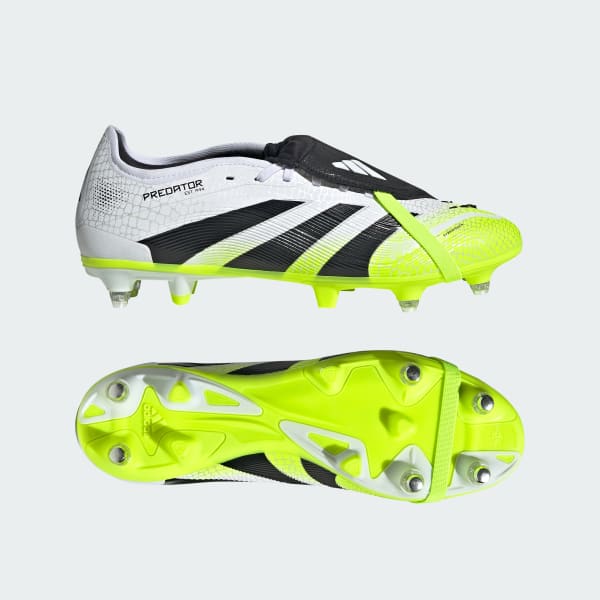 Weiss Predator Pro Fold-Over Tongue SG Fußballschuh