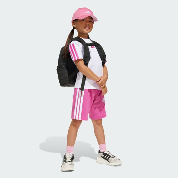 White Essentials Tee Set Kids