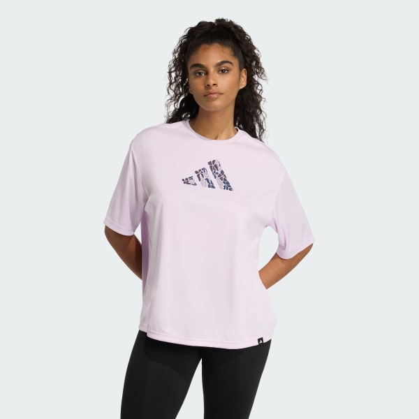 パープル ソフト サイド グラフィックTシャツ
