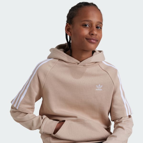 Kids adidas trefoil hoodie sale