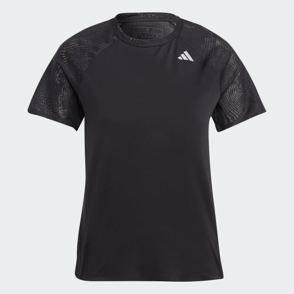 zwart Adizero Running T-shirt