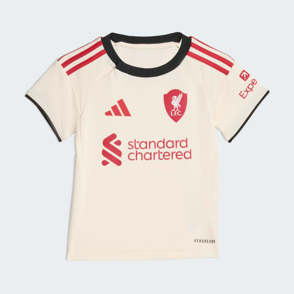 Bianco Divisa Baby Away Liverpool FC 25/26