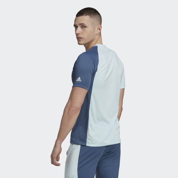 Blauw Training Colorblock T-shirt BVS46
