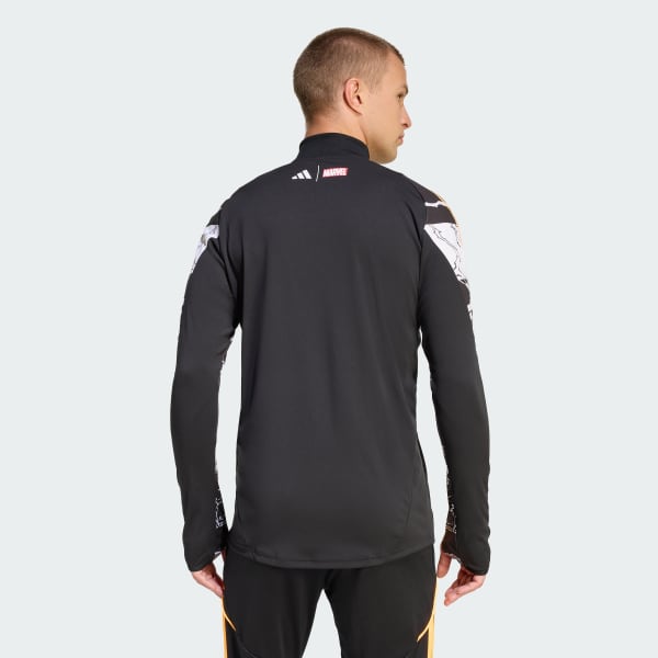 Nero MAGLIA DA ALLENAMENTO MARVEL ALL BLACKS