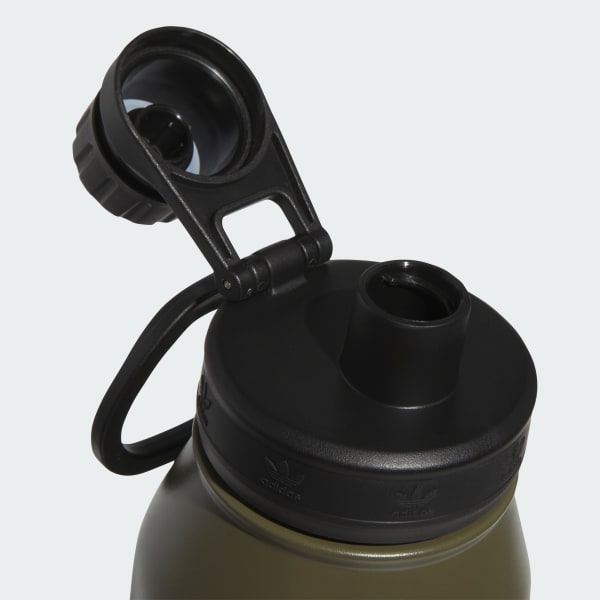Green Steel Metal Bottle 1L