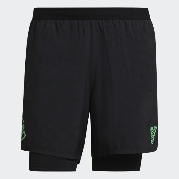 adidas Fast Split Shorts - Black