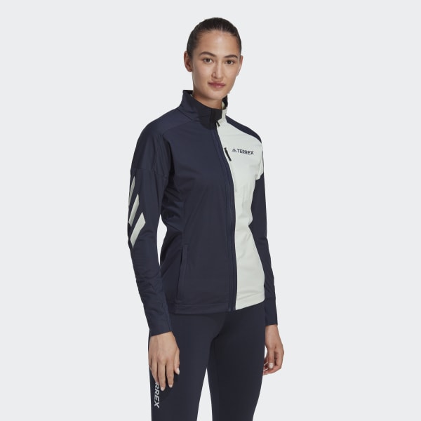 Blue Terrex Xperior Cross-Country Ski Soft Shell Jacket AT987