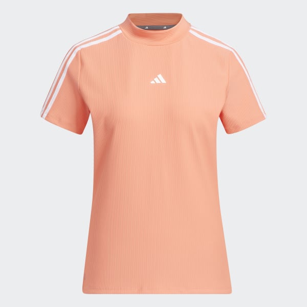 Orange 3S 모크넥 셔츠
