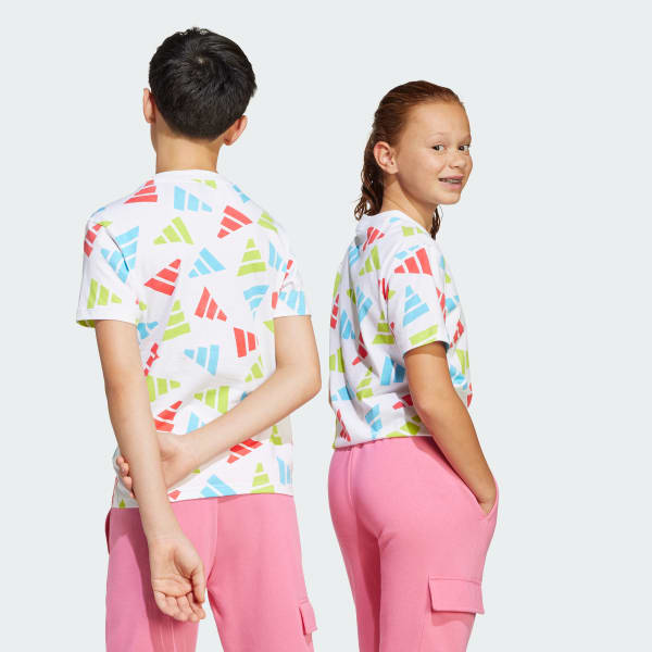 bílá Tričko Seasonal Essentials Logo Celebration Kids