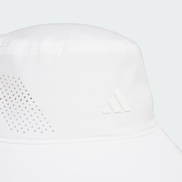 White 메탈 로고 버킷 햇